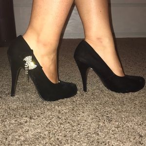 Black heels